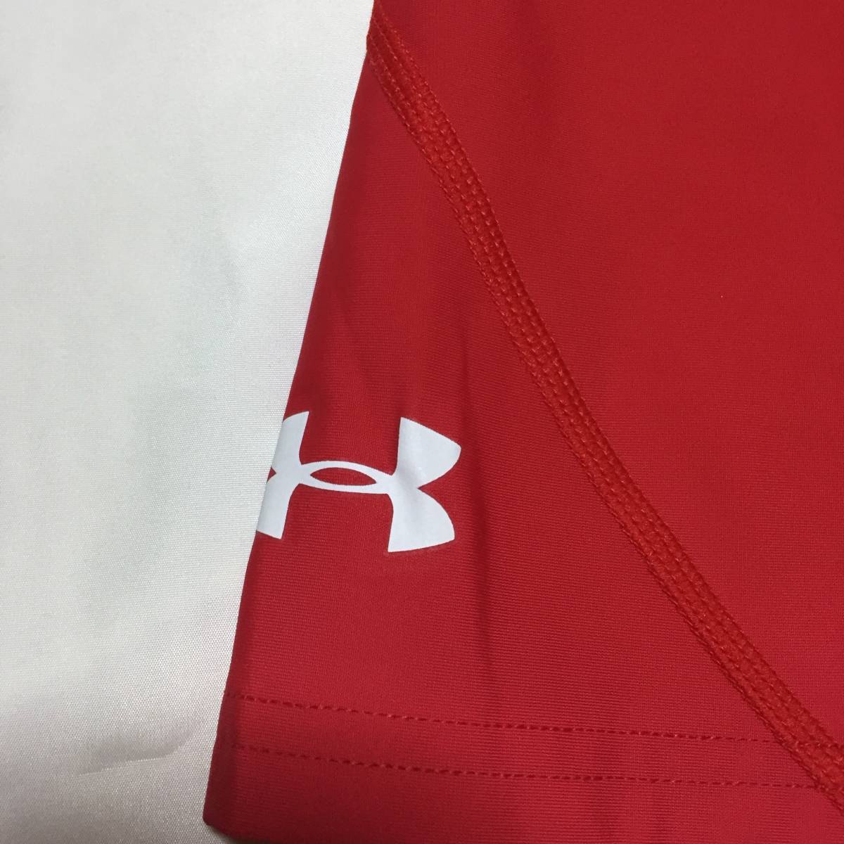 B03-11 новый товар UNDER ARMOUR Under Armor шорты нагрев механизм компрессионный женский красный XXL размер 