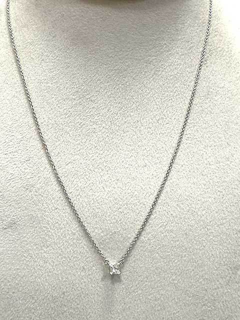 【中古】【美品】TIFFANY&Co ティファニー ルシダ ネックレス　ペンダント PT950　０．２０カラット　プラチナ