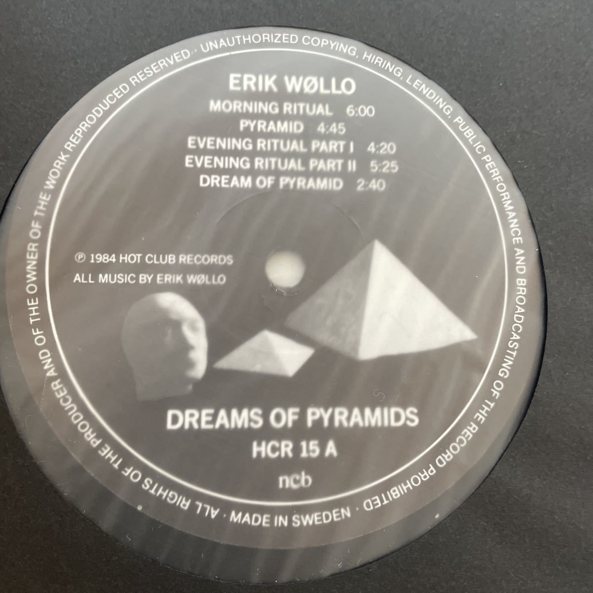 ERIK WOLLO / DREAMS OF PYRAMIDS LP_画像3