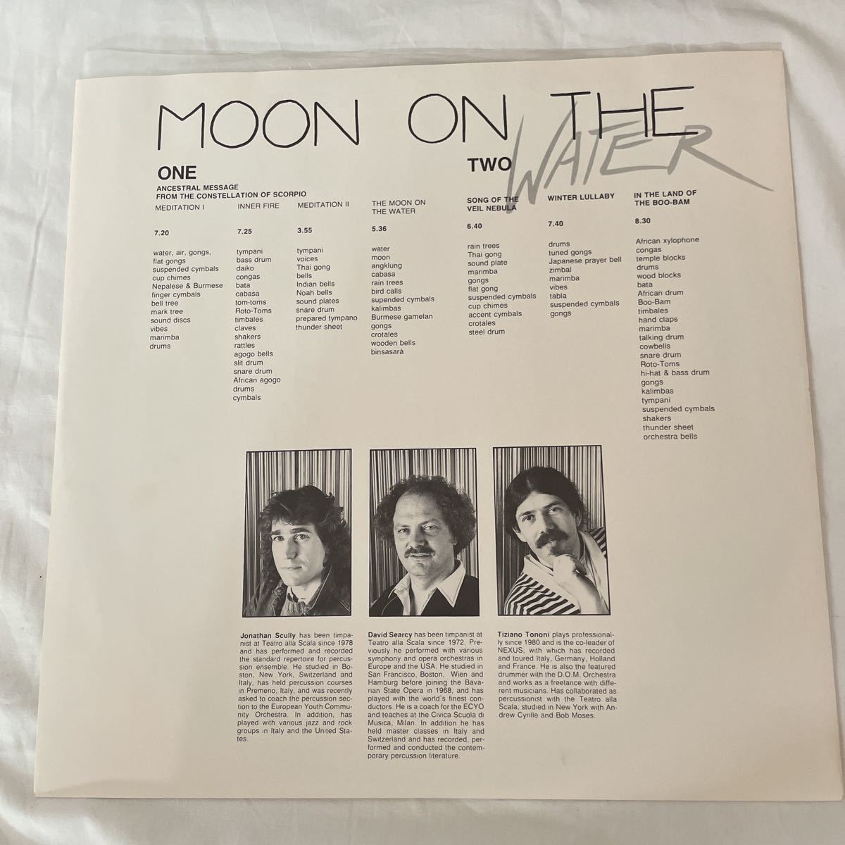 MOON ON THE WATER / MOON ON THE WATER ITALY ORIGINAL LP _画像3