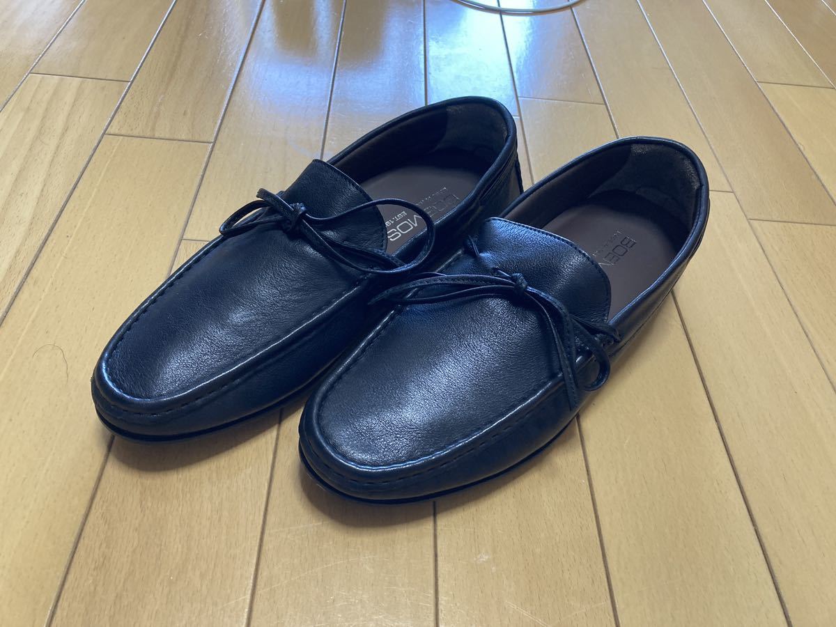 未使用新品 BOEMOS ローファー 40 スリッポン ドライビングシューズ ★ボエモス トッズ TOD'S グッチ プラダ リーガル パラブーツ BASSバス_画像1