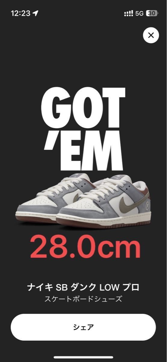 Nike SB Dunk low Yuto Horigome 堀米雄斗 28 0cm|PayPayフリマ