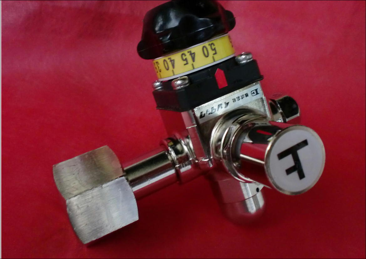 減圧弁（キリン）５気圧（0.5mpa）・強炭酸水製造用・インダック製・綺麗な中古圧力調整品　⑨_キリンインダック製・写真は撮り回し