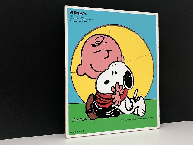 ブランドのギフト USA vintage ヴィンテージ ウッドパズル PLAYSKOOL