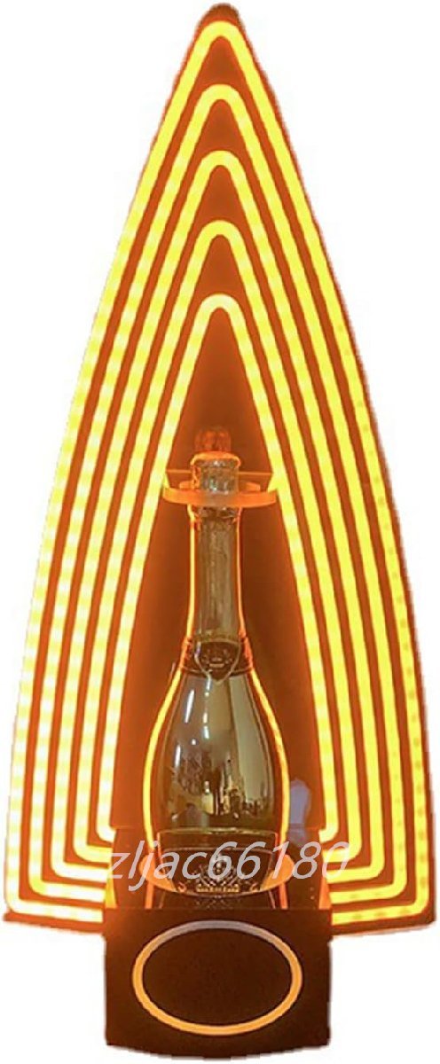 LEDワインボトルデ ィスプレイスタンド ナイト バー KTV 発光ディスプレイ スタンド、クリエイティブワインラック LED 充電レーザー ワイン