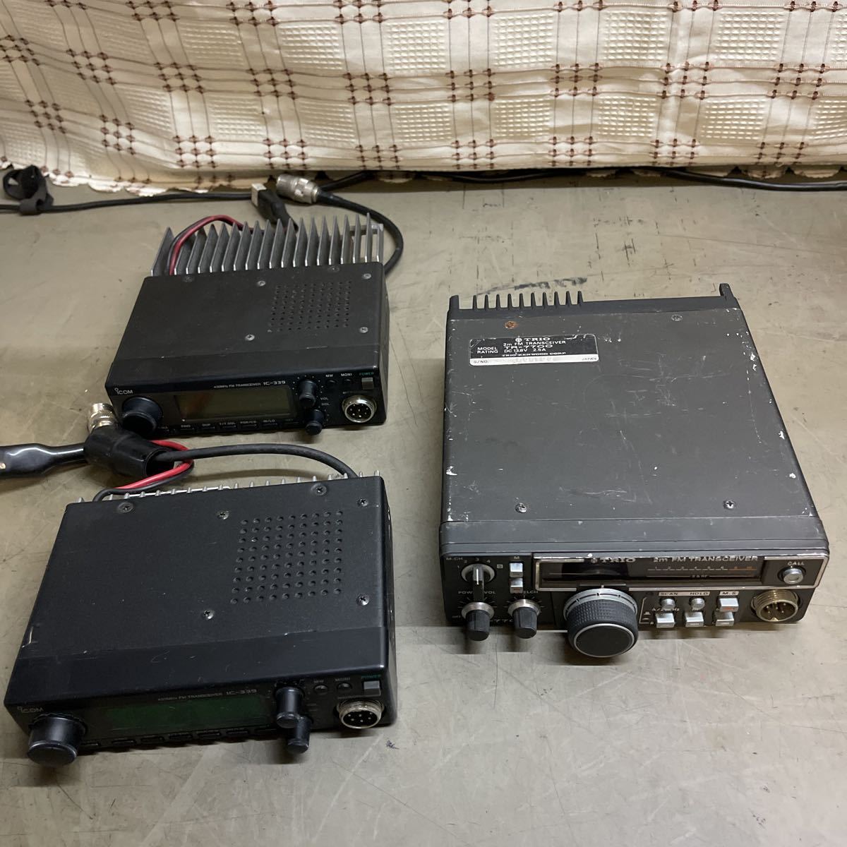 JChere雅虎拍卖代购商品：TRIO TR-7700/ICOM IC-339 無線機 3台まとめ【