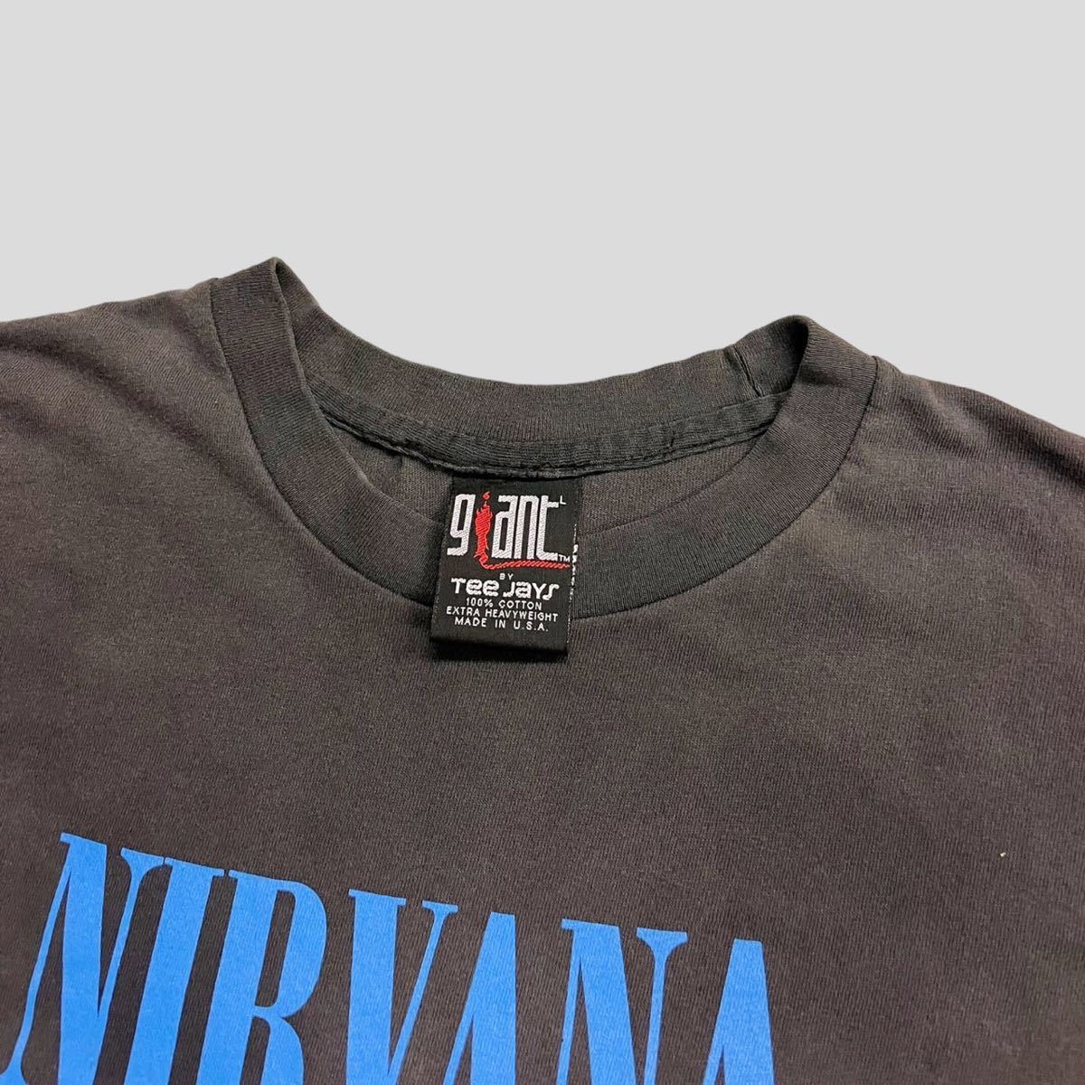 USA製 ニルヴァーナ NIRVANA SLIVER tee Tシャツ 古着Lサイズ 商品细节