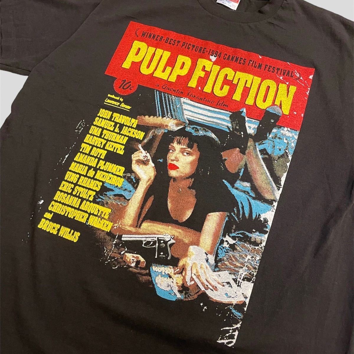 希少 USA製 パルプフィクション Pulp Fiction Tシャツ tee XL