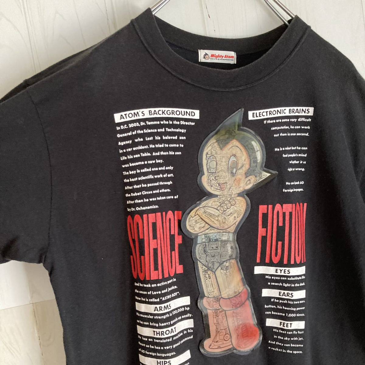 鉄腕アトム MIGHTY ATOM Tシャツ 90s made in Japan 半袖Tシャツ ホログラム オフィシャルアイテム_画像5
