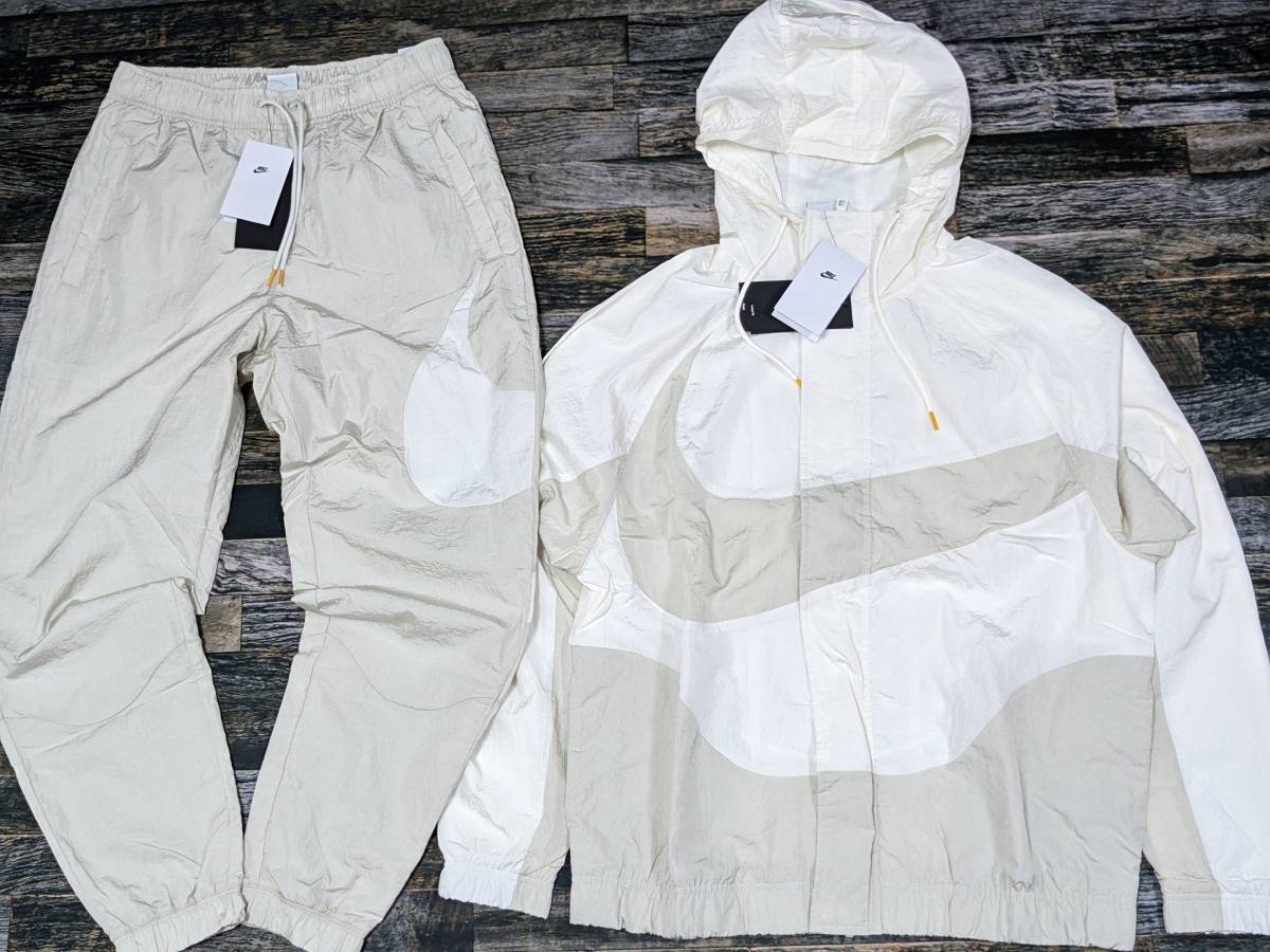 気質アップ 残少 L ベージュ クリーム LND ビッグスウッシュ パンツ