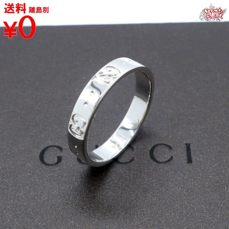 品質一番の 16.5号 リング アイコン グッチ GUCCI 買蔵 #17 WG K18