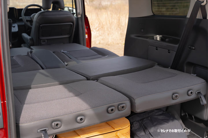  seat Flat mat Toyota Voxy 80 series - one side only outdoor sleeping area in the vehicle full flat disaster prevention 