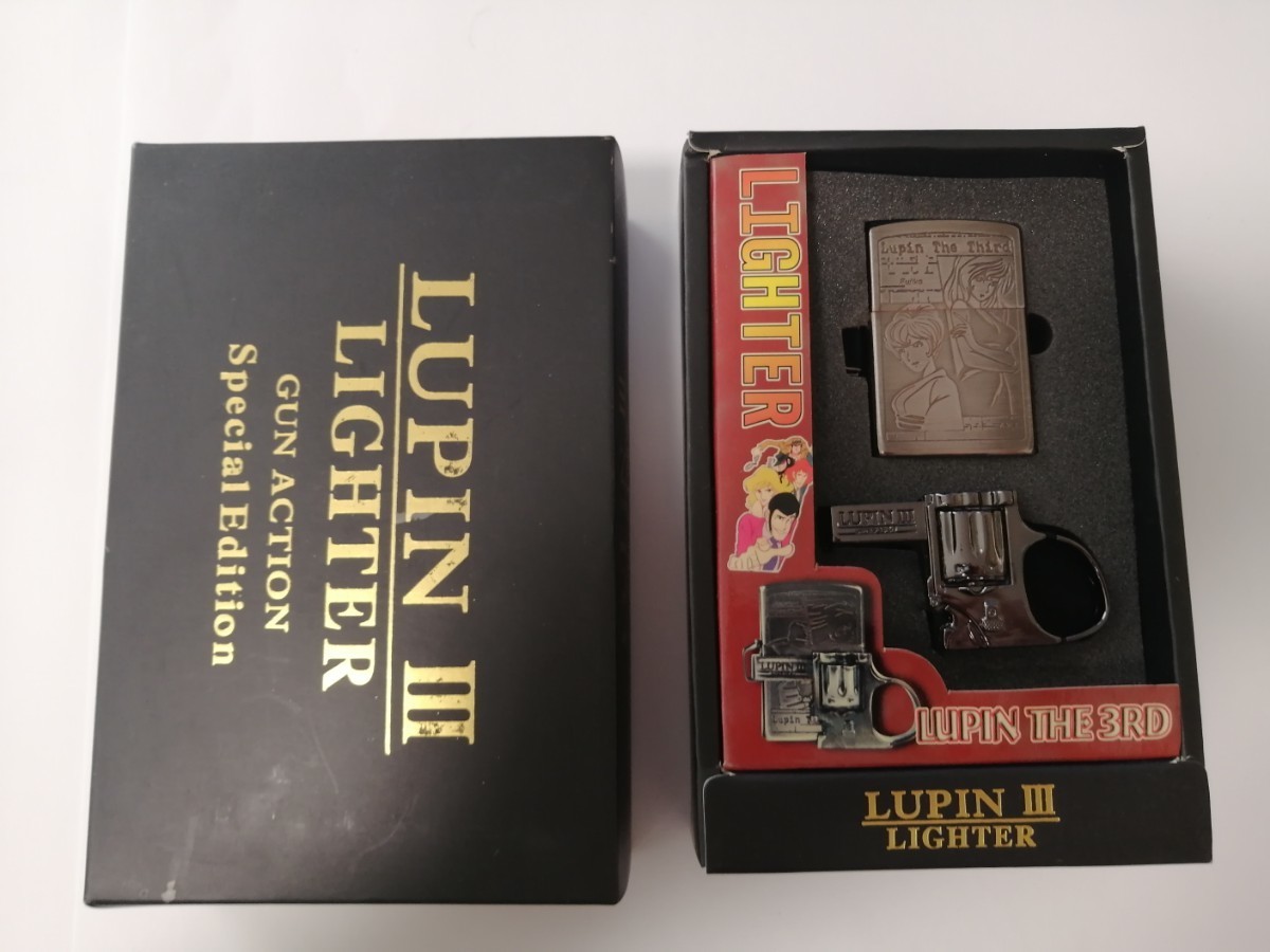 未使用品 ZIPPO ジッポー ライター ルパン三世 GUN ACTION ガン