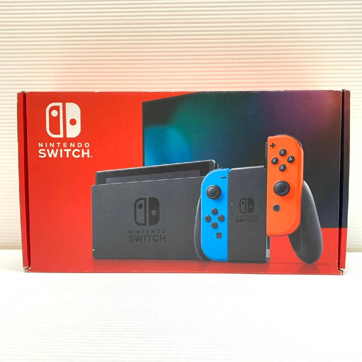 MIN【ジャンク品】 MSMG Nintendo Switch Joy-Con(L)ネオンブルー/（R