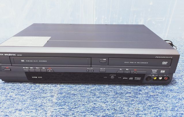 【NY523】DX BROADTEC ビデオ一体型DVDレコーダー DXR160V ビデオデッキ 双方向ダビング VHS 地上デジタル放送対応 DXアンテナ _画像2