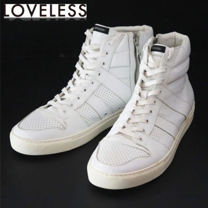 定番のお歳暮 新品【LOVELESS ラブレス】サイドジップ ハイカット