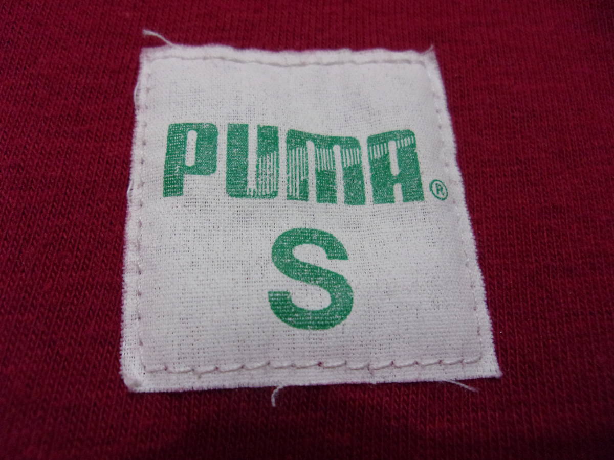 80s PUMA フットボールシャツ S 80年代 USA製 プーマ ナンバリング 7 FOOTBALL 七分袖 Tシャツ トップス VINTAGE ビンテージ US古着の画像10