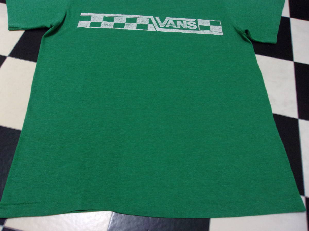 【国内即発送】 USA製 70年代 L Tシャツ VANS 70s STEDMAN VINTAGE バンズ ウエア