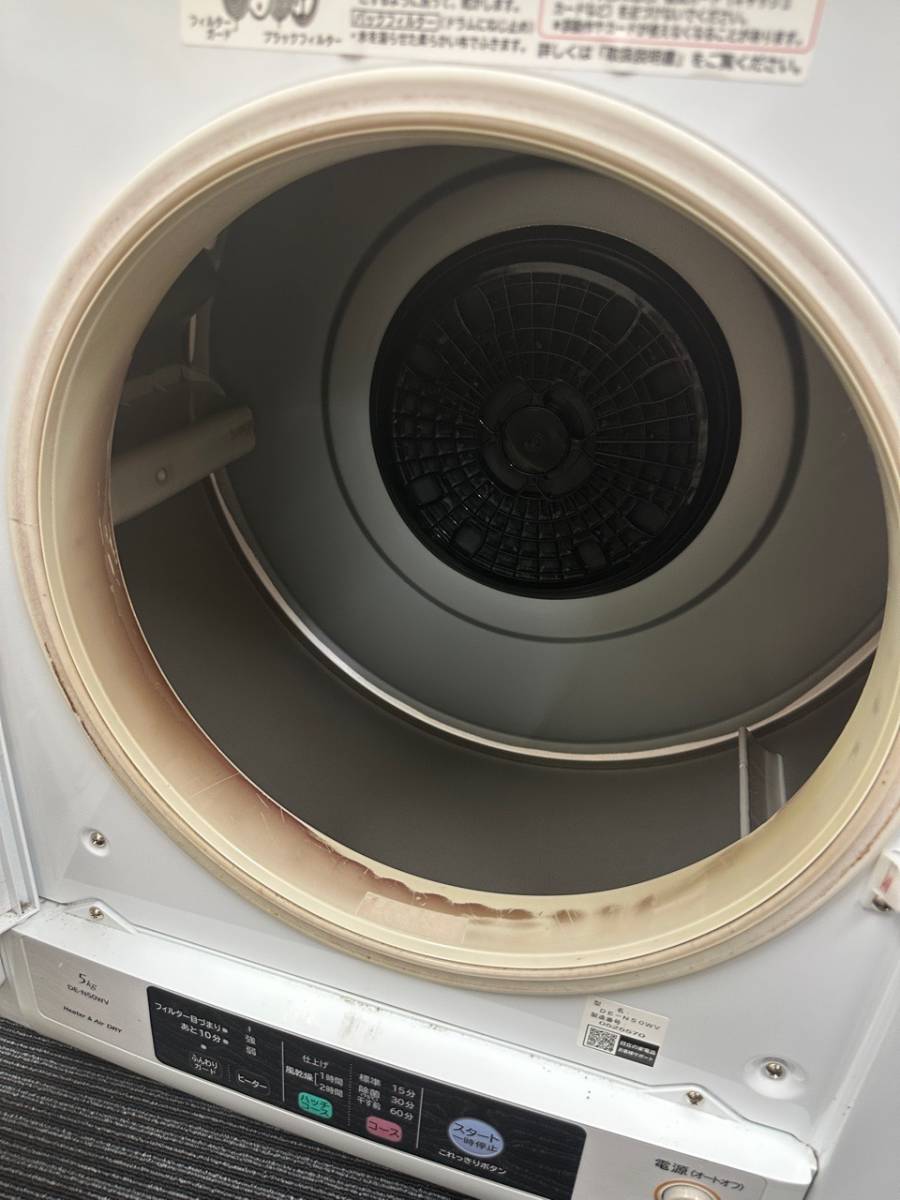 日立　衣類乾燥機　DE-N50WV 2020年製　ジャンク品　HITACHI_画像8