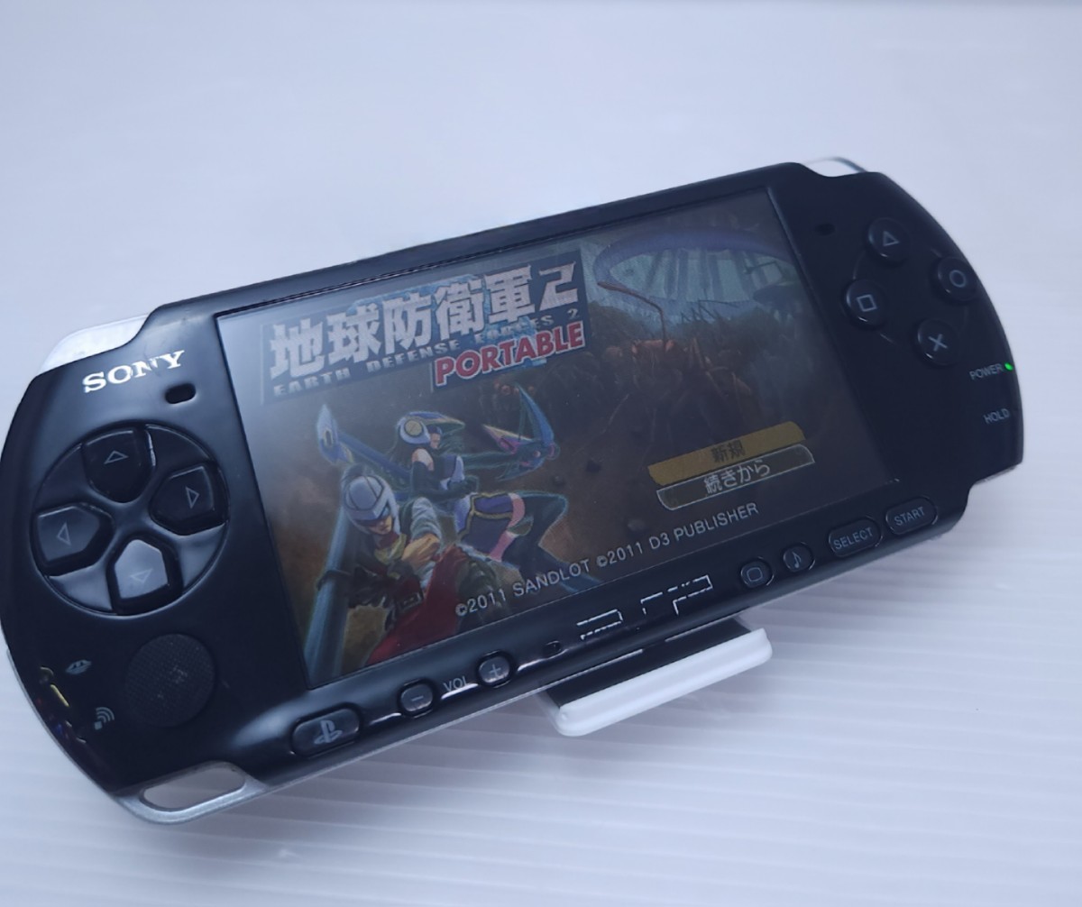 美品 動作品 ソニー SONY PSP-3000 黒 ソニー PSP-3000 Black 本体 中古 1GB メモリカード
