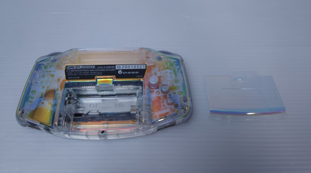 GBA ゲームボーイアドバンスオーラの色 本体 とIPS V5 バックライト液晶搭載 画面 とてもきれいで美しい品/動作品_画像9