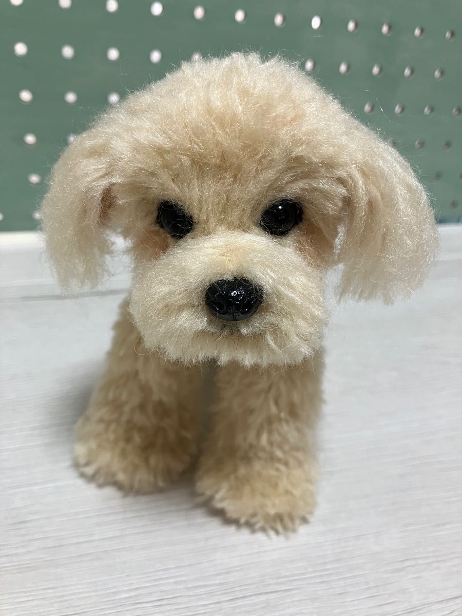 羊毛フェルト トイプードル ハンドメイド 立ちポーズ ぬいぐるみ