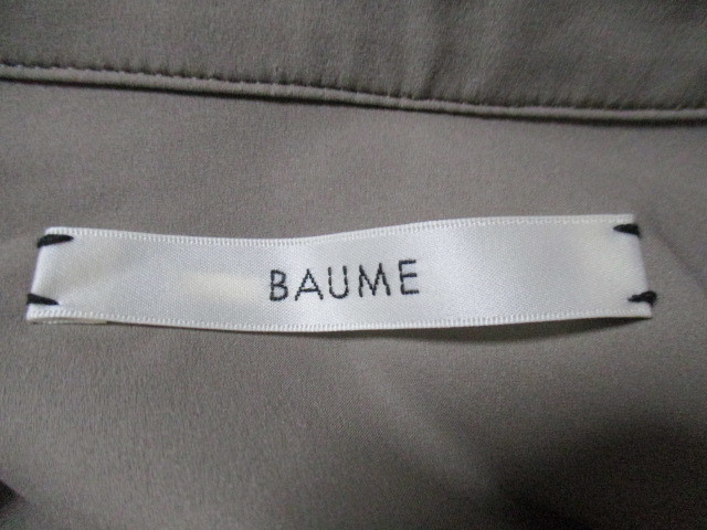 e842　BAUME　半袖トレンチコート　サイズ36　クルーズ　日本製　51-8_画像8