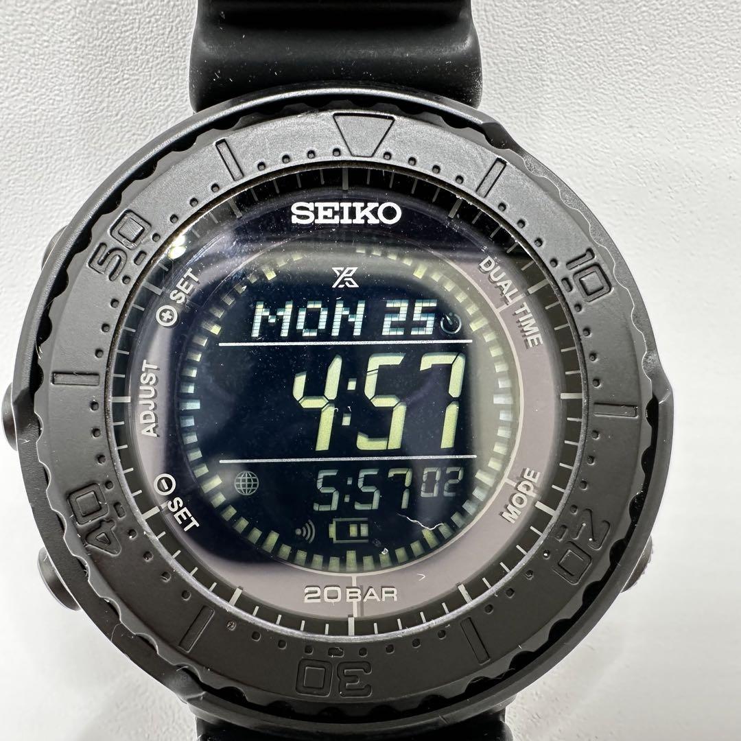 人気TOP 状態良好品 SEIKO PROSPEX メンズ 腕時計 デジタル ラバー