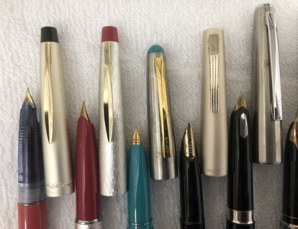 ☆ 難有含 パイロット ペン先18K 14K 12K 含む 万年筆 いろいろ 計21点