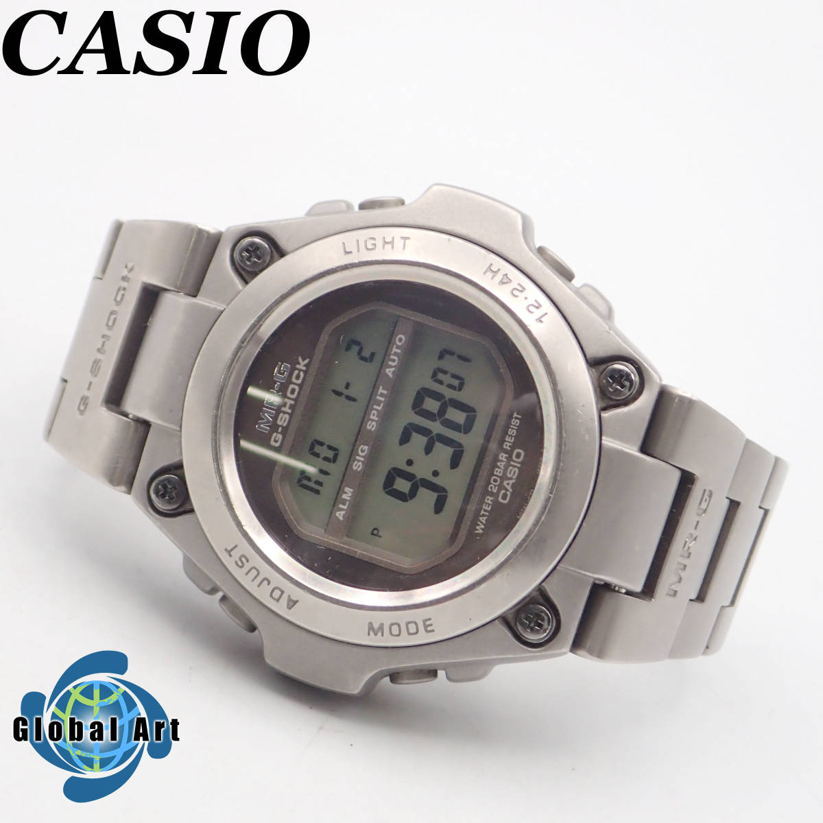 う08477/CASIO カシオ/G-SHOCK/MR-G/クオーツ/メンズ腕時計/チタン/MRG