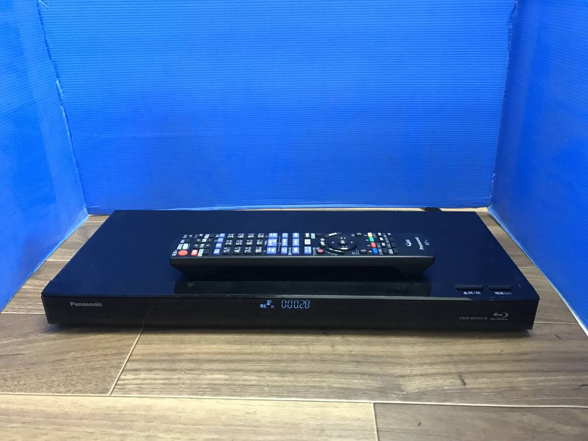 保証書付】 パナソニック リモコン付 中古品B-8991 DMR-BRW510