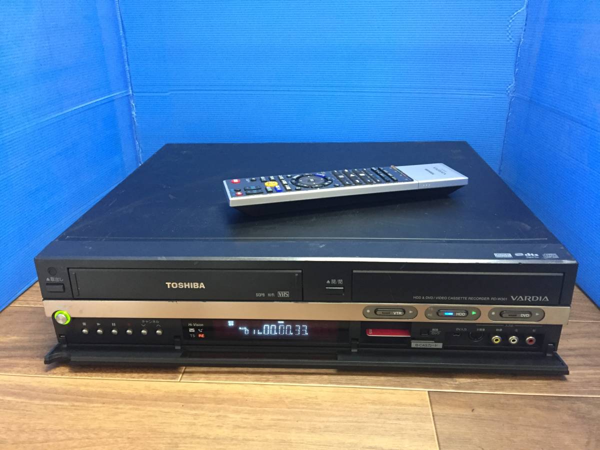 TOSHIBA］ RD-W301 VHS/DVD/HDDレコーダー-