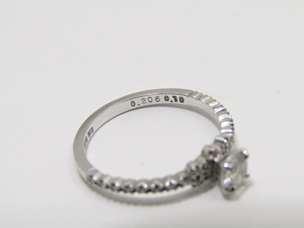 福袋セール】 ダイヤリング PEME アーカー AHKAH 0.206/0.1ct 約5.5号