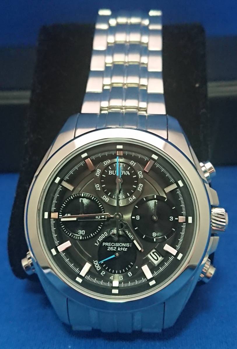 ☆超目玉】 【中古】BULOVA 96B260 Dress Precisionist ブローバ