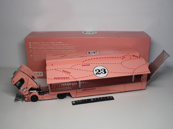 ▲入手困難！Pink Pig！Star Model 1/64 Scania S730 730S トラック 全金属 輸送車 新品 SM