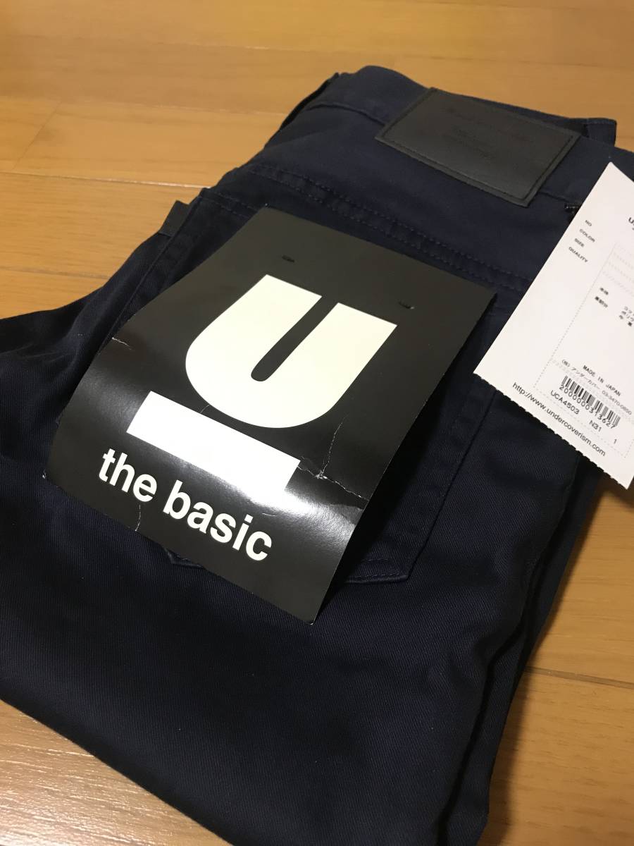 【美品】UNDERCOVER BASIC スキニーパンツ ネイビー サイズ1 アンダーカバー UCA4503 JONIO _画像1