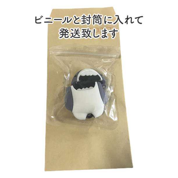 Airpods 第1/2世代 ケース カバー サメモチーフ シリコンケース_画像6