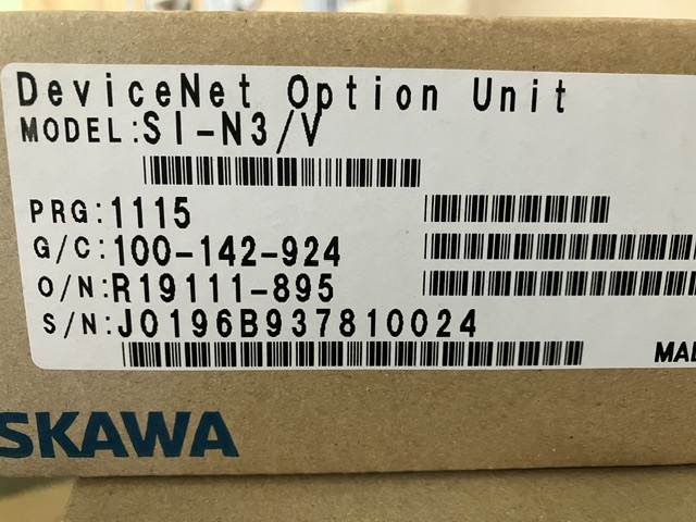 見事な YASUKAWA DeviceNet SI-N3/V Unit Option 集積回路 - www.barja