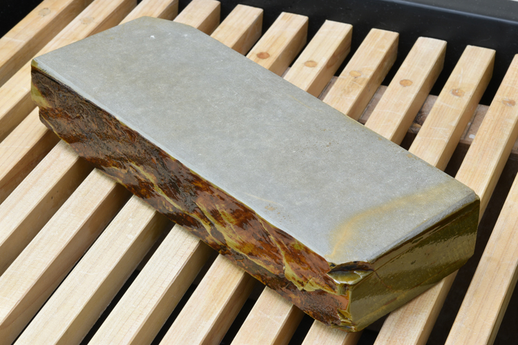 中山浅葱砥石仕上砥石天然砥石本物保証【未使用品】 T5127-9 (0919