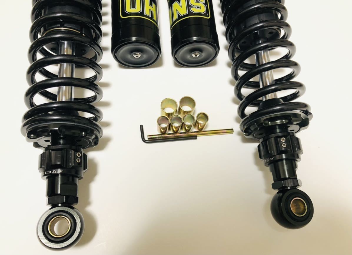  Ohlins type rear shock 350mm CB400F GS400 GS400 GT380 GSX250E GSX400E RG250E GSX400F GSX400FS Impulse SHOWA XJ400 KH250