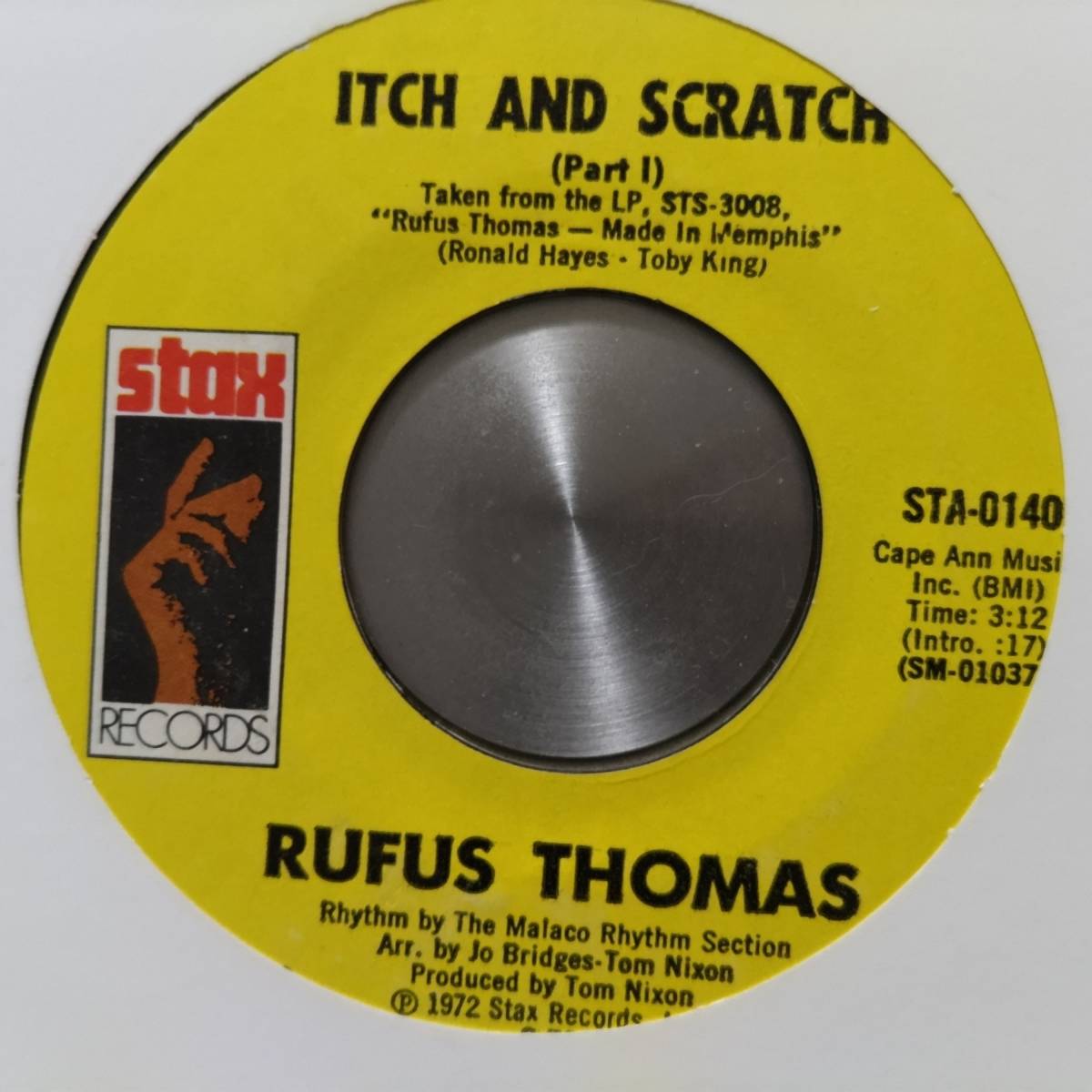 ◆即決◆RARE◆B-BOY FUNK◆◆◆RUFUS THOMAS◆◆◆ITCH AND SCRATCH◆◆◆US ORIGINAL◆DJ SHADOW SAMPLED!!! BREAKS!!_画像1