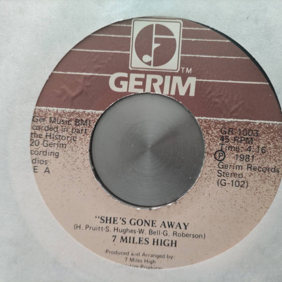 ◆即決◆MEGA RARE◆MODERN SOUL FUNK BOOGIE SWEET SOUL◆◆7 MILES HIGH◆◆SHE'S GONE AWAY /DO IT TO YOU◆◆◆ORIGINAL◆コンピ収録曲