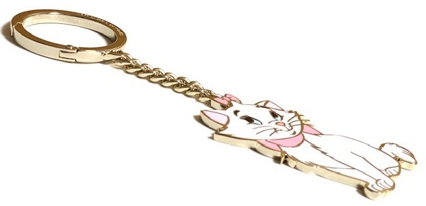 大人気! 可愛い ディズニー × ケイトスペード 限定コラボ おしゃれキャット マリー キーホルダー バッグチャーム KC665 新品本物 大人気! 可愛い ディズニー × ケイトスペード 限定コラボ おしゃれキャット マリー キーホルダー バッグチャーム KC665 新品本物