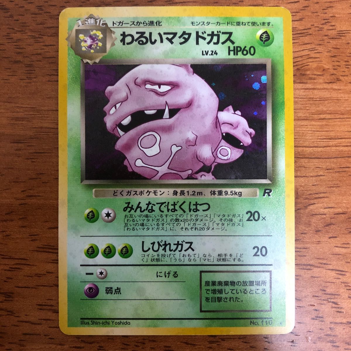 ポケモンカード 旧裏面 わるいマタドガス