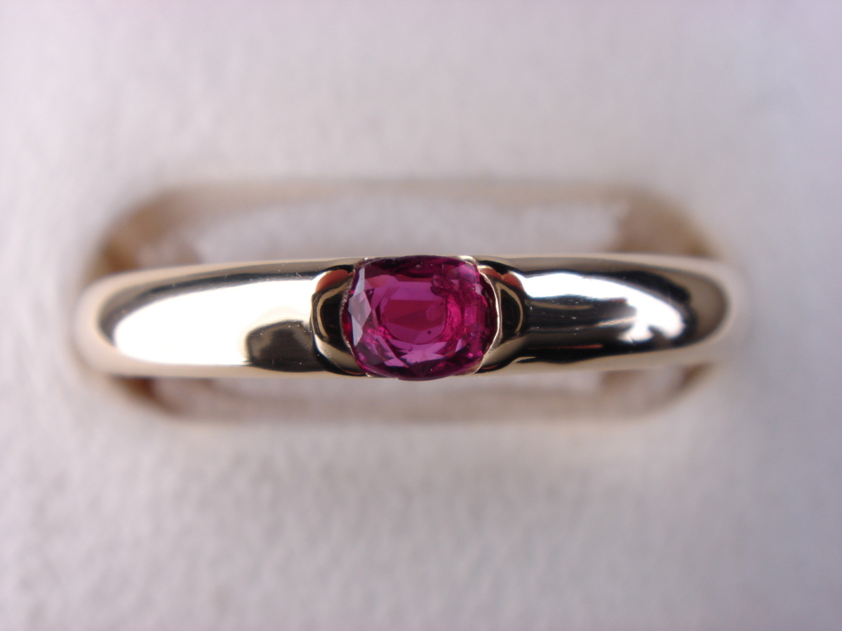 定番 ☆新品・送料無料☆18金ルビーリング☆0.14ct☆ ルビー