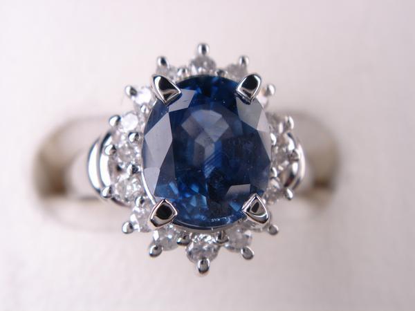 充実の品 ☆新品・送料無料☆プラチナサファイヤリング☆1.50ct