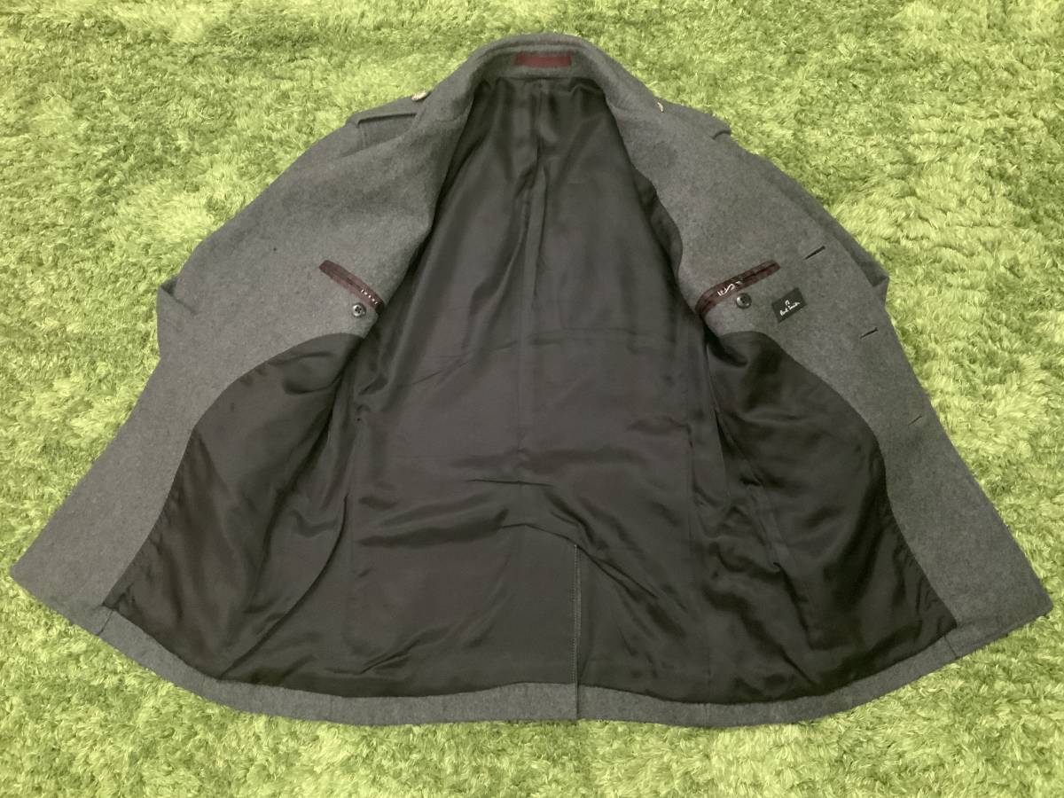良好品 カシミヤ混 美デザイン Paul Smith ポールスミス エポレット
