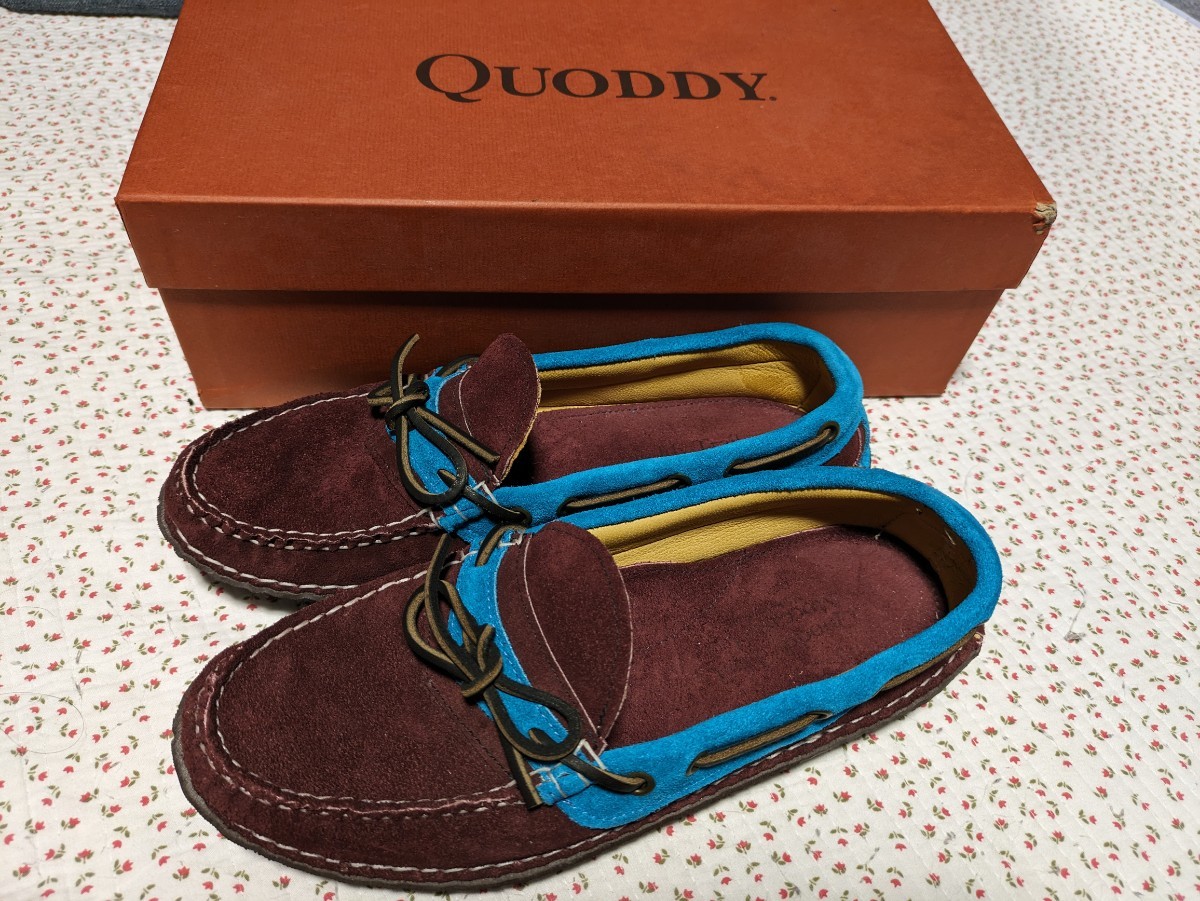 QUODDY TRAIL MOCCASIN 8D canoe moccasin クオディ カヌー モカシン ビブラムソール デッキシューズ 別注_画像1