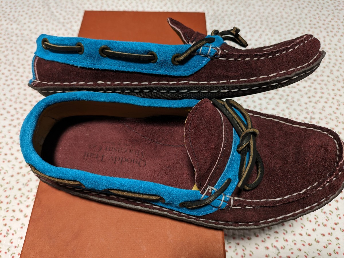 QUODDY TRAIL MOCCASIN 8D canoe moccasin クオディ カヌー モカシン ビブラムソール デッキシューズ 別注_画像2