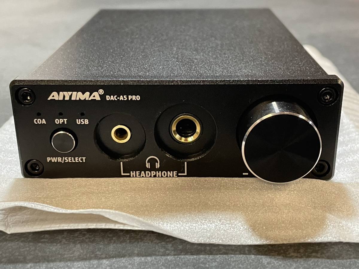 AIYIMA DAC-A5 PROヘッドフォンアンプ 24BIT 192KHz HIFI USB  DACデコーダーオーディオインターフェースデジタル光同軸PC USBコンバーター